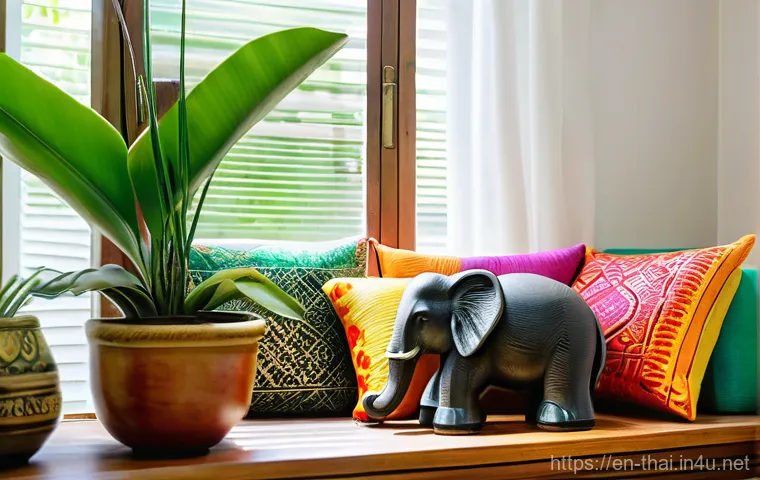 태국의 주택 임대 시장 - **Island Paradise Living:** A serene scene on the private balcony of a traditional Thai-style bungal...