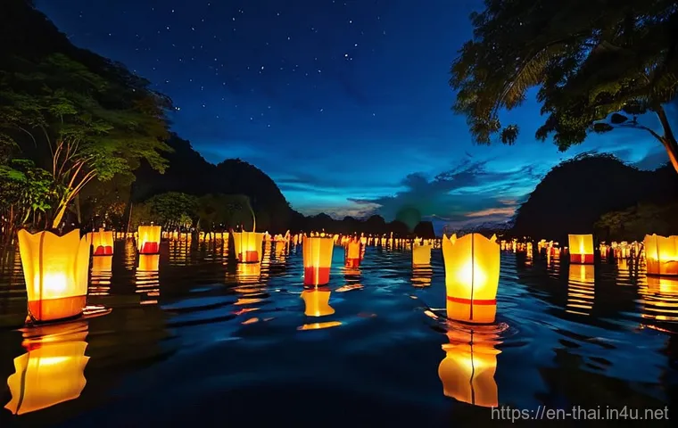 태국 주요 민족과 문화 - **Bustling Thai Night Market: A Culinary Symphony**
    **Prompt:** A dynamic and richly detailed wi...