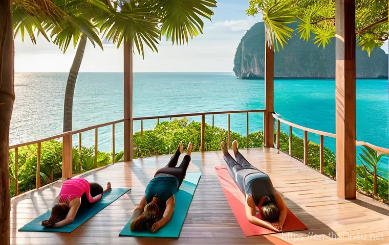 태국 관광 산업 전망 - **Northern Thailand Serenity:** An adventurous solo female traveler, in her late 20s, wearing comfor...