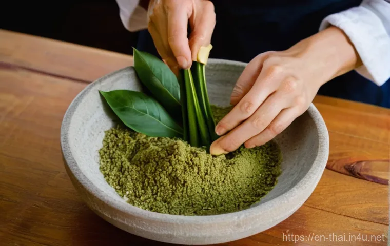 태국의 요리 학교 경험 - **Prompt:** A bustling and vibrant Thai fresh market scene. The air is filled with natural light, hi...