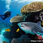 태국에서의 해양 스포츠 - **Vibrant Underwater Exploration in the Similan Islands**
"A stunning wide-angle underwater phot...