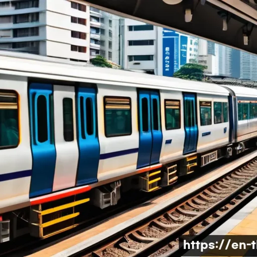 방콕 교통 이용법 - A bustling Bangkok BTS Skytrain station during peak hour, with diverse commuters standing shoulder-t...